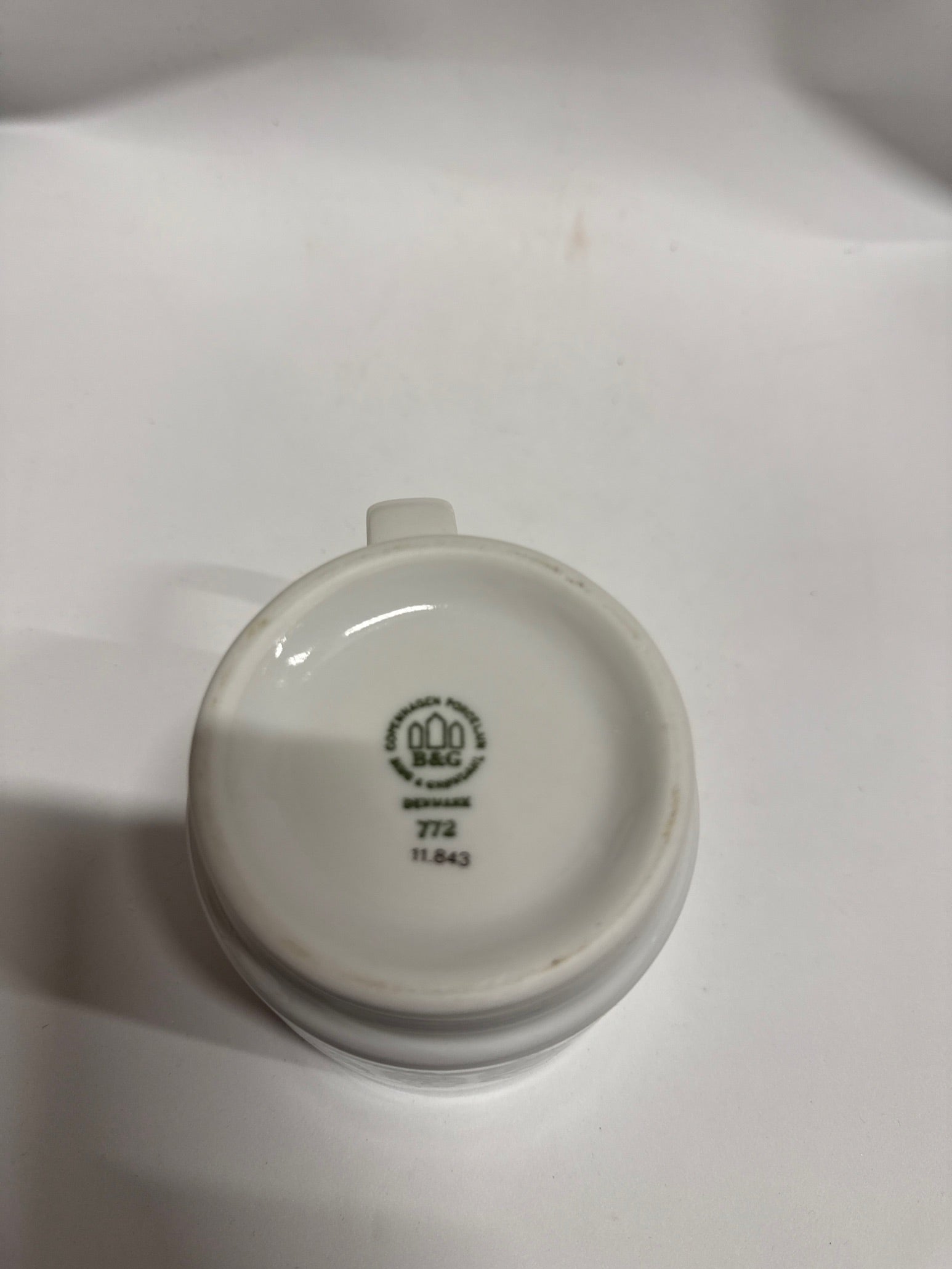 Kop med ugler "B&G"